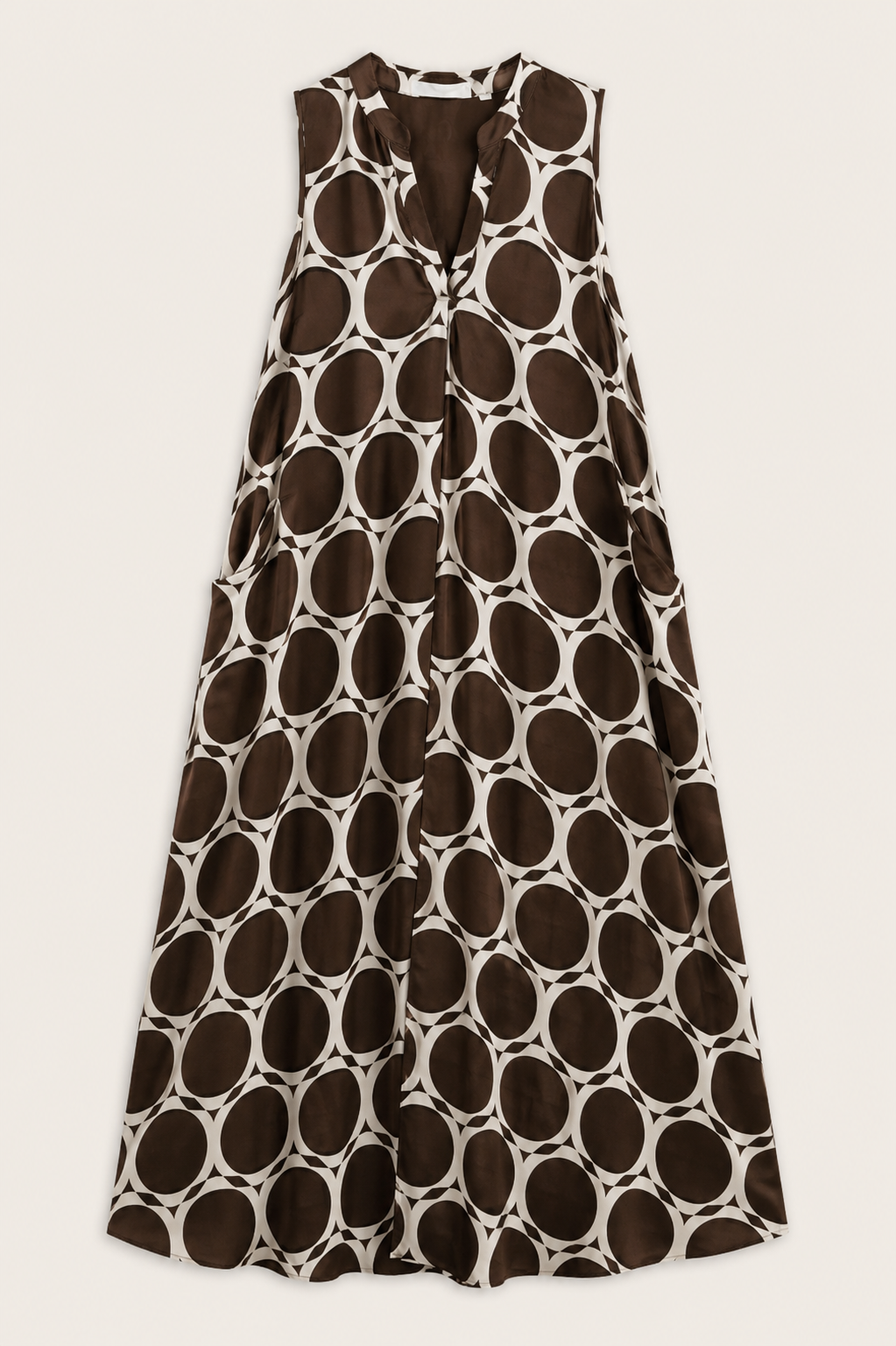 Kleid Punkte Lang