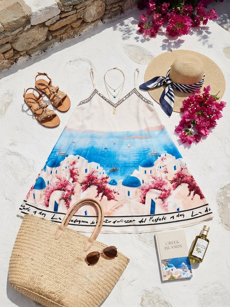 Kleid Santorini Kurz